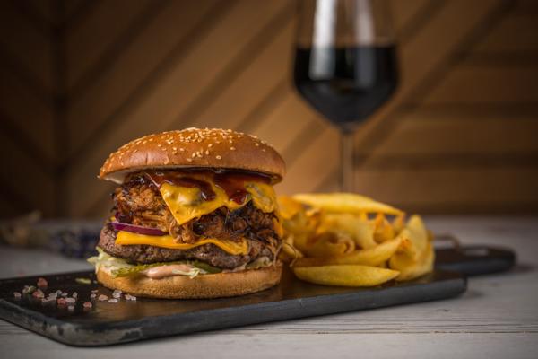 Menu Double Meat Burger